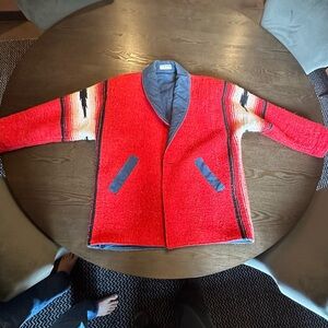 Vintage Reversible blanket jacket